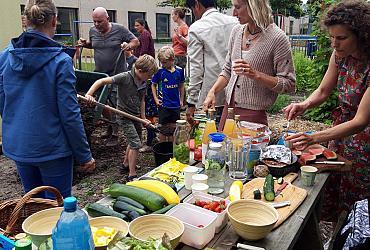 Oogstfeest tijdens de zomervakantie