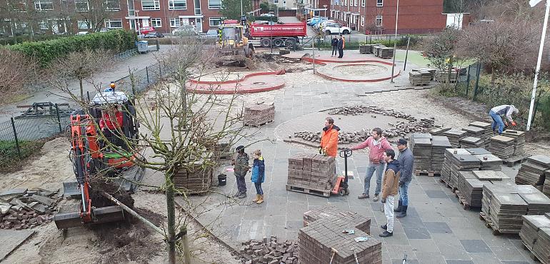Nieuw schoolplein